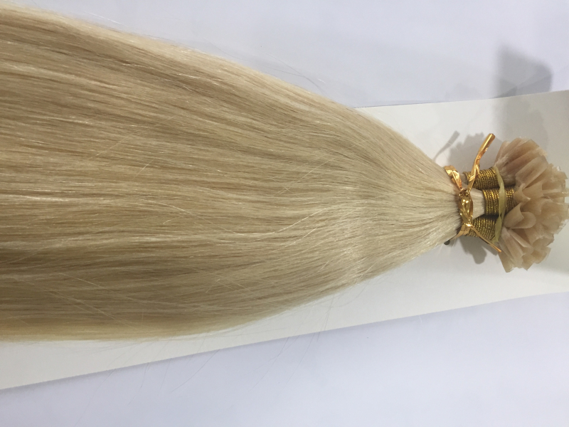 #613 blonde human hair extensions factory price u tip hair extension YL177